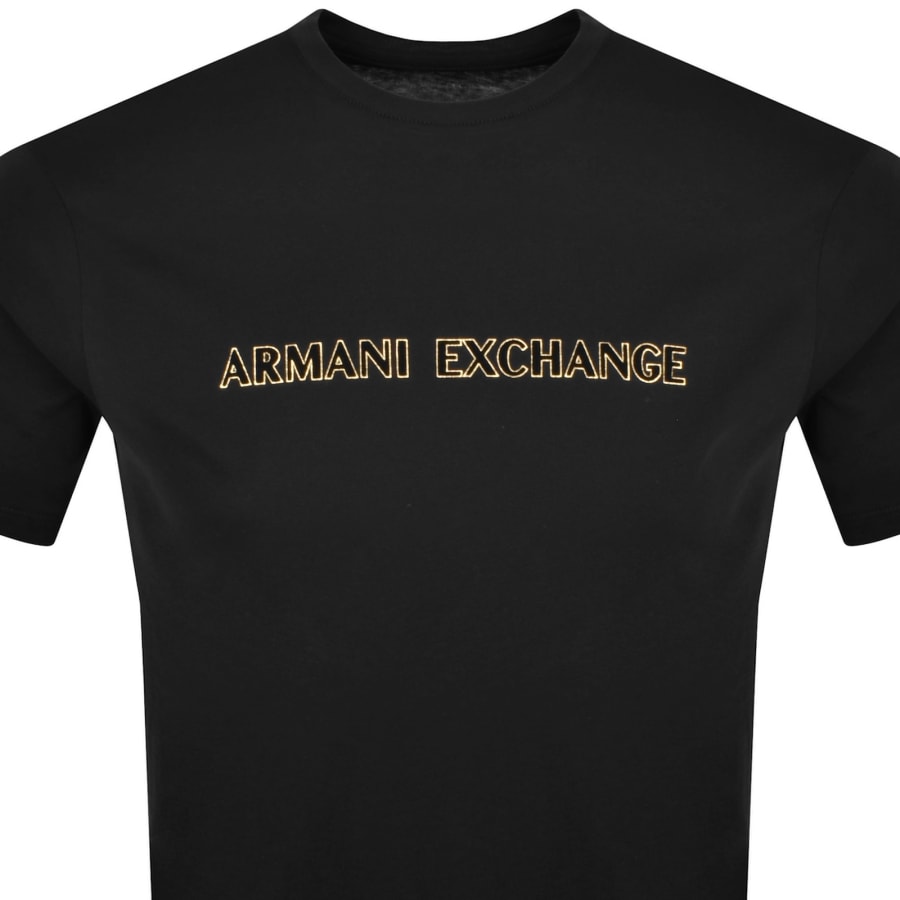 Armani Exchange Regular Fit Logo T Shirt Black | Mainline